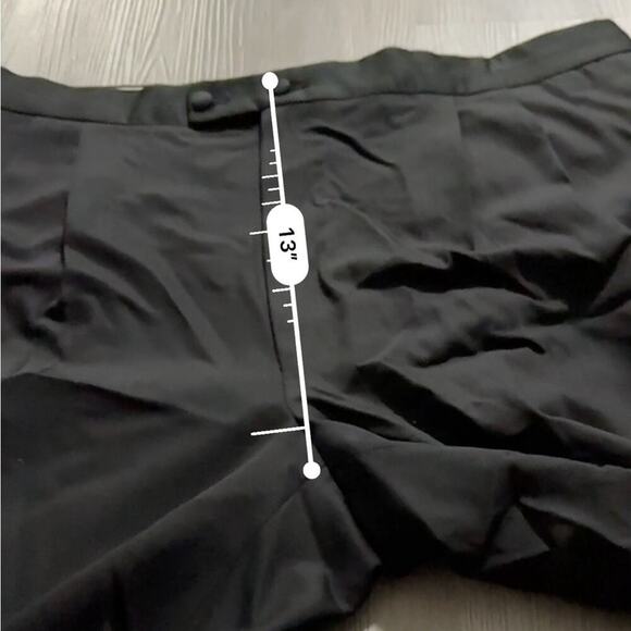 Pal Zileri Black Wool Straight Leg Trouser Dress Pants Size 56‎ - Picture 9 of 10